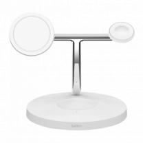 Бездротовий ЗП Belkin MagSafe 3in1 Wireless Charger white (WIZ009vfWH)