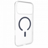 Чехол Puro Cover in TPU+PC "LITE MAG" with Magsafe for iPhone 17 Pro Max, transparent and dark blue PUIPC17P69LITEMDKBL