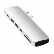 Хаб Satechi Aluminum Type-C Pro Hub Adapter Silver (ST-CMBPS)