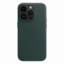 Чохол шкіряний iPhone 14 Pro Leather Case with MagSafe Forest Green (MPPH3)