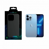 Чехол Monblan для iPhone 13 Pro Max Magnetic Silicone MagSafe (Midnight)