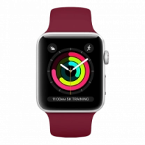 Ремешок Silicone Copy 38mm Rose Red