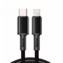 Кабель Baseus High Density Braided Type-C to Lightning PD 20W 1m Black (CATLGD-01)