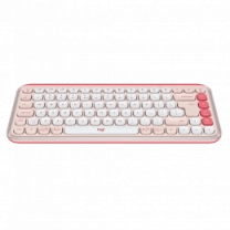 LOGITECH POP ICON KEYS - ROSE - US INT'L - BT - N/A - INTNL-973