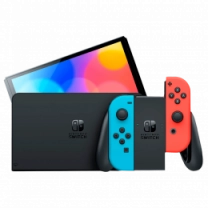 Портативна ігрова приставка Nintendo Switch OLED with Neon Blue and Neon Red Joy-Con