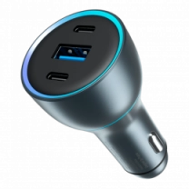 АЗП Proove Super Charge 130W (2 Type-C + USB) (metal gray)