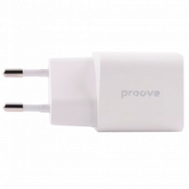 Адаптер Proove Silicone Power Plus 20W (Type-C+USB) (white)