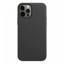 Чохол iPhone 12 Pro Max Leather Case with MagSafe - Black (MHKM3)