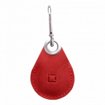 Шкіряний чохол INCARNE Key Tag для AirTag червоний