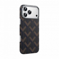 Чехол Keephone KEVLAR PRAGUE MagSafe Case for 17 Pro Max Midas (KPKVPG17PMMS)