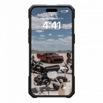 Чехол UAG iPhone 15 Pro Max Monarch Pro Magsafe, Kevlar Elemental Green (11422211397B)