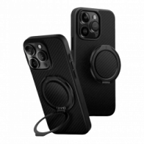 Чохол UNIQ Keva Air для iPhone 16 Pro Max Carbon Black with MagSafe (UNIQ-IP6.9P(2024)-KAGPBCB)