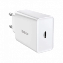Адаптер Baseus Speed Mini PD Charger Type-C 20W White (CCFS-SN02)