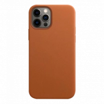Чохол iPhone 12 Pro Max Leather Case with MagSafe - Saddle Brown (MHKL3)