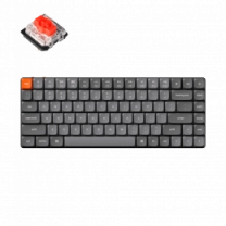 Клавіатура механічна Keychron K3 Max 84Key, Gateron MX 2.0 Red, WL/BT/USB-A, QMK, Hot-swap, EN/UKR,