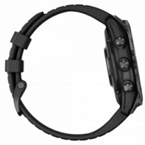 Garmin Fenix 7 Pro Sapphire Solar Carbon with Black Band (010-02777-10/11)