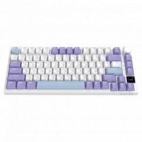 Бездротова механічна клавіатура Ajazz AK820 PRO 75% Gift Switch White RGB   (AK820PRO-G-PWB)