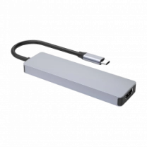 Type-C-Хаб Proove Iron Link 5 in 1 (3*USB3.0 + Tyce C + HDMI) (silver)