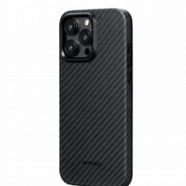 Чехол Pitaka MagEZ Case Pro 4 Twill 1500D Black/Grey for iPhone 15 Pro Max (KI1501PMP)