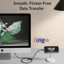 Кабель ANKER USB-C to USB-C - 0.9m 240W 20 Gbps 4K Video Tranfer Bio-Nylon (Чорний)