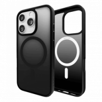Чохол Puro Cover in TPU "GRADIENT" with Magsafe, iPhone 16 Pro, black PUIPC16P61GRADBLK