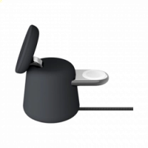БЗП Belkin 2в1 MagSafe iPhone/Watch/AirPods, Charcoal Mass