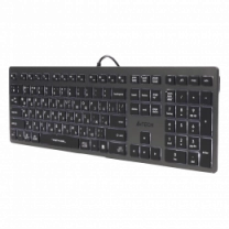 Клавіатура A4-Tech Fstyler FX60H, сірий колір, USB, біле підсвічування